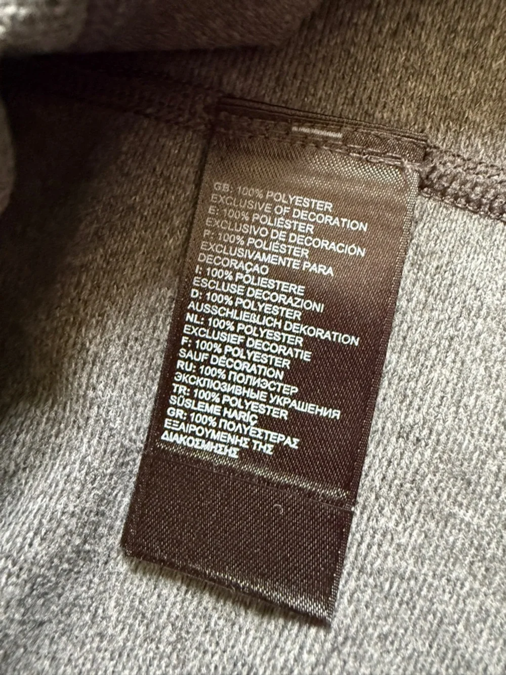 The North Face Men's Charcoal Gray Quarter-Zip Shirt - size XL